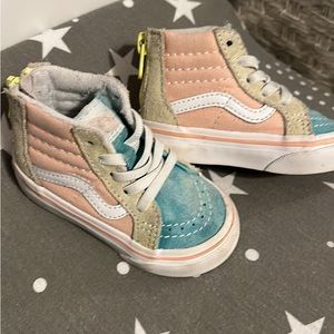 Toddler high top vans 4C
